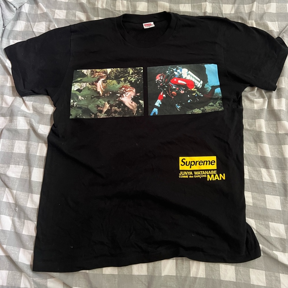 Supreme T Shirt Authentic. You can Buy a New One for About 100-200 Dollars.